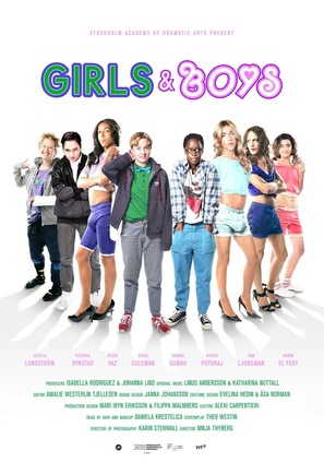 Girls &amp; Boys - Swedish Movie Poster (thumbnail)