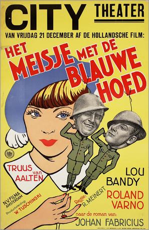 Het meisje met den blauwen hoed - Dutch Movie Poster (thumbnail)