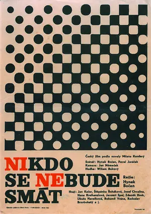 Nikdo se nebude sm&aacute;t - Czech Movie Poster (thumbnail)