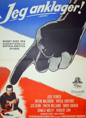 I Accuse! - Danish Movie Poster (thumbnail)