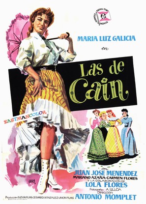 Las de Ca&iacute;n - Spanish Movie Poster (thumbnail)