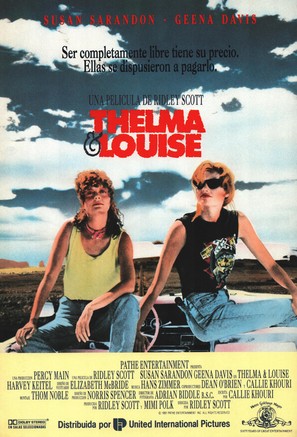 Thelma And Louise - Spanish Movie Poster (thumbnail)