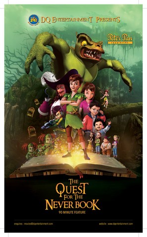 Peter Pan: The Quest for the Never Book - Irish Movie Poster (thumbnail)