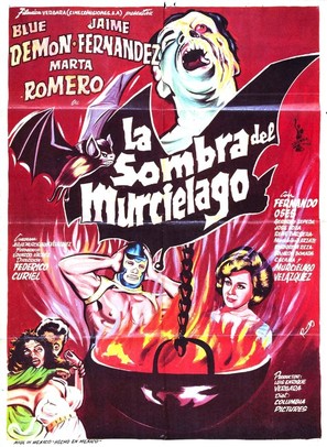 La sombra del murci&eacute;lago - Mexican Movie Poster (thumbnail)