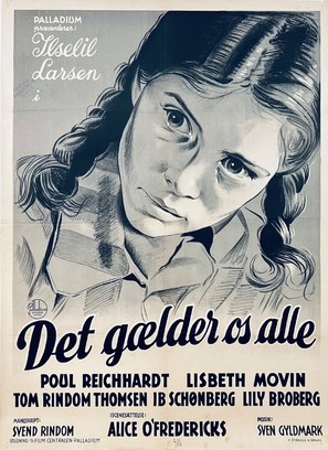 Det g&aelig;lder os alle - Danish Movie Poster (thumbnail)