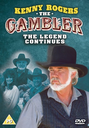 Kenny Rogers as The Gambler, Part III: The Legend Continues - British DVD movie cover (thumbnail)