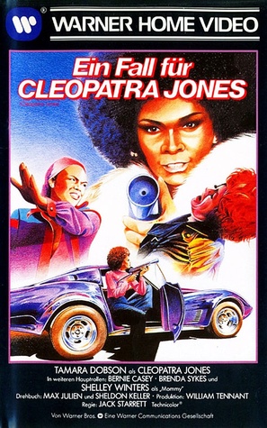 Cleopatra Jones - German VHS movie cover (thumbnail)