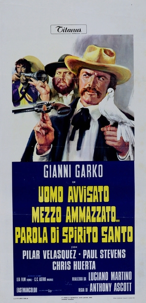 Uomo avvisato mezzo ammazzato... Parola di Spirito Santo - Italian Movie Poster (thumbnail)