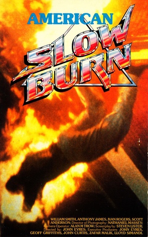 Slow Burn - German VHS movie cover (thumbnail)