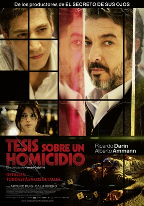 Tesis sobre un homicidio - Spanish Movie Poster (thumbnail)