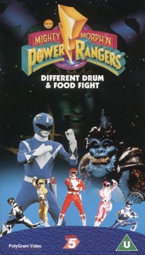 &quot;Mighty Morphin&#039; Power Rangers&quot; - British VHS movie cover (thumbnail)