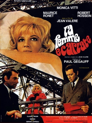La femme &eacute;carlate - French Movie Poster (thumbnail)