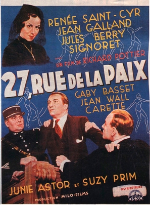 27 rue de la Paix - French Movie Poster (thumbnail)