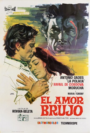 El amor brujo - Spanish Movie Poster (thumbnail)