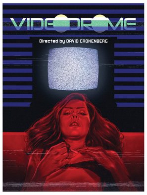Videodrome - British Blu-Ray movie cover (thumbnail)