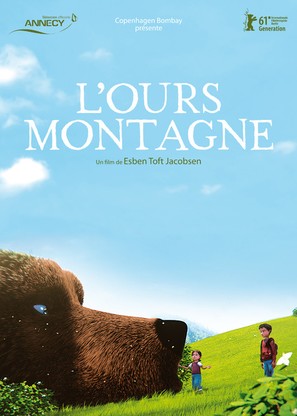 Den k&aelig;mpestore bj&oslash;rn - French Movie Poster (thumbnail)