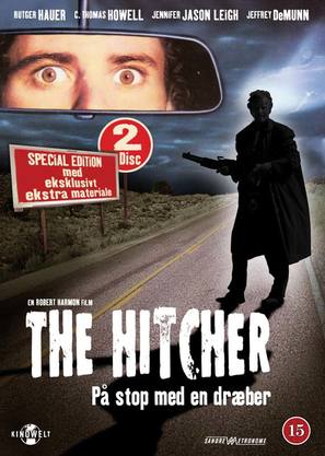 The Hitcher - Danish DVD movie cover (thumbnail)