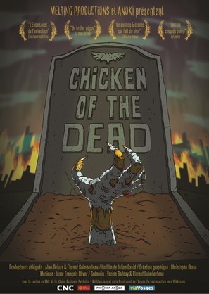 Chicken of the dead - French Movie Poster (thumbnail)