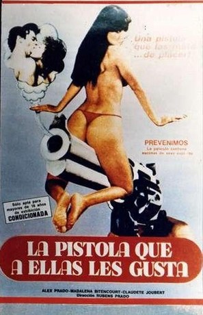 A Pistola Que Elas Gostam - Argentinian DVD movie cover (thumbnail)