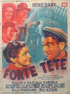 Forte t&ecirc;te - French Movie Poster (thumbnail)