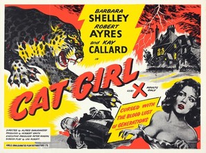 Cat Girl - British Movie Poster (thumbnail)