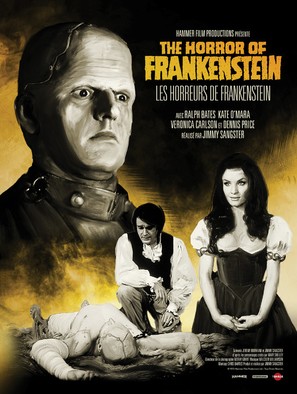 The Horror of Frankenstein - French Re-release movie poster (thumbnail)