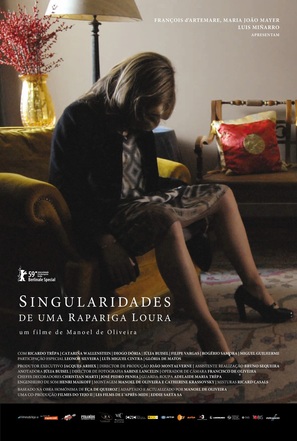Singularidades de uma Rapariga Loira - Portuguese Movie Poster (thumbnail)