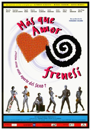 M&aacute;s que amor, frenes&iacute; - Spanish Movie Poster (thumbnail)