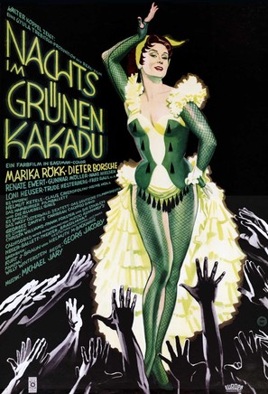 Nachts im gr&uuml;nen Kakadu - German Movie Poster (thumbnail)
