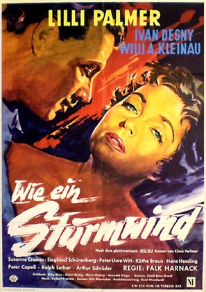 Wie ein Sturmwind - German Movie Poster (thumbnail)