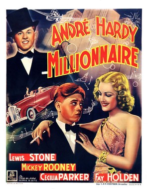 The Hardys Ride High - Belgian Movie Poster (thumbnail)