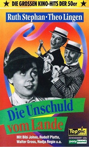 Die Unschuld vom Lande - German VHS movie cover (thumbnail)
