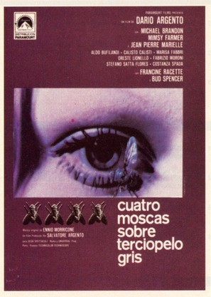4 mosche di velluto grigio - Spanish Movie Poster (thumbnail)