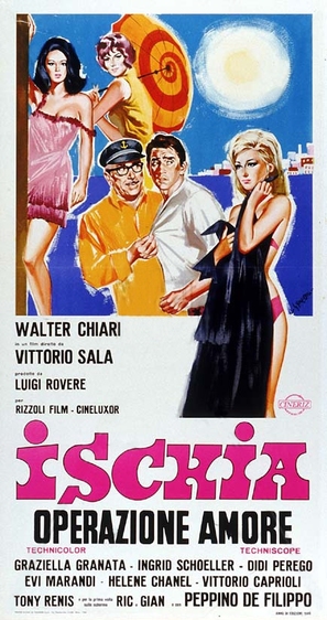 Ischia operazione amore - Italian Movie Poster (thumbnail)