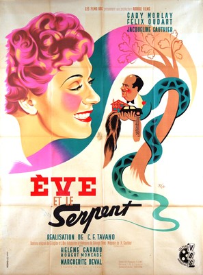 &Egrave;ve et le serpent - French Movie Poster (thumbnail)