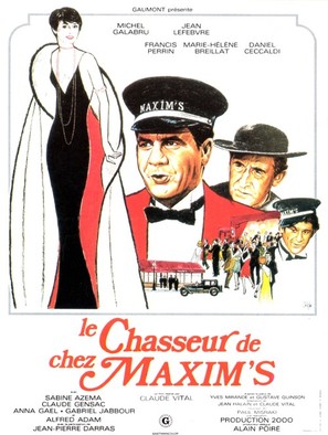 Le chasseur de chez Maxim&#039;s - French Movie Poster (thumbnail)