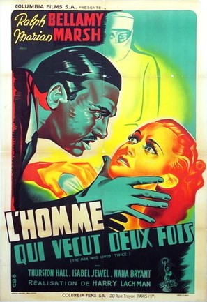 The Man Who Lived Twice - French Movie Poster (thumbnail)