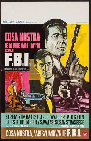 Cosa Nostra, Arch Enemy of the FBI - Belgian Movie Poster (thumbnail)