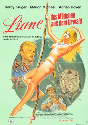 Liane, das M&auml;dchen aus dem Urwald - German Re-release movie poster (thumbnail)