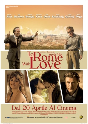 To Rome with Love - Italian Movie Poster (thumbnail)