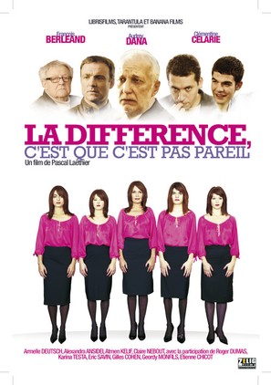 La Difference c&#039;est que c&#039;est pas pareil - French Movie Poster (thumbnail)