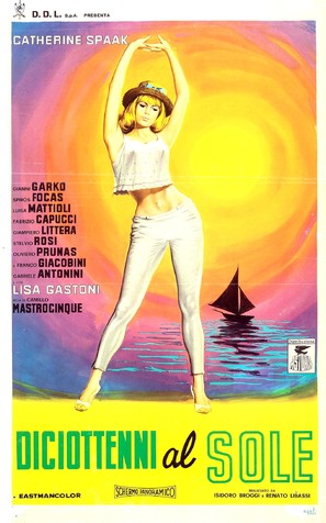 Diciottenni al sole - Italian Movie Poster (thumbnail)