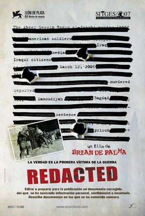 Redacted - Spanish Movie Poster (thumbnail)