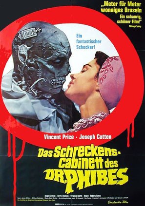 The Abominable Dr. Phibes - German Theatrical movie poster (thumbnail)