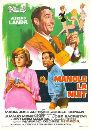 Manolo, la nuit - Spanish Movie Poster (thumbnail)