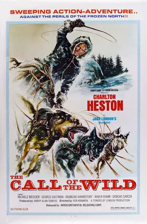 call of the wild 1972 italian movie poster