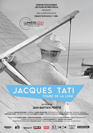 Jacques Tati, tomb&eacute; de la lune - French Movie Poster (thumbnail)