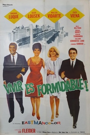 Vivir es formidable - Argentinian Movie Poster (thumbnail)