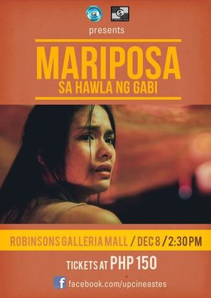 Mariposa: Sa hawla ng gabi - Philippine Movie Poster (thumbnail)