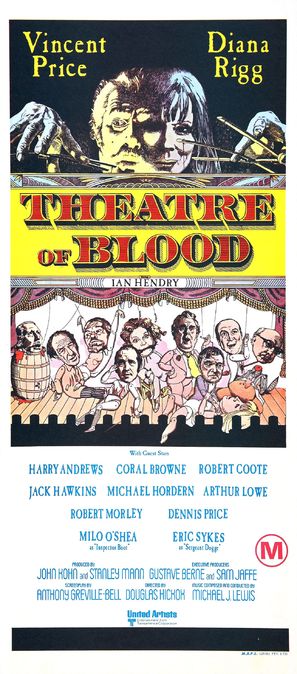 Theater of Blood - Australian Movie Poster (thumbnail)